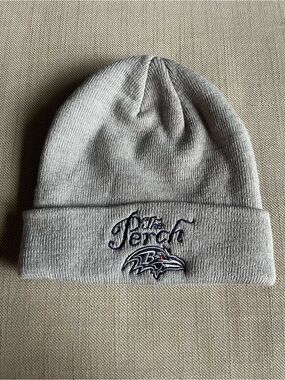 Baltimore Ravens The Perch Knit Beanie with Embroidered Logo